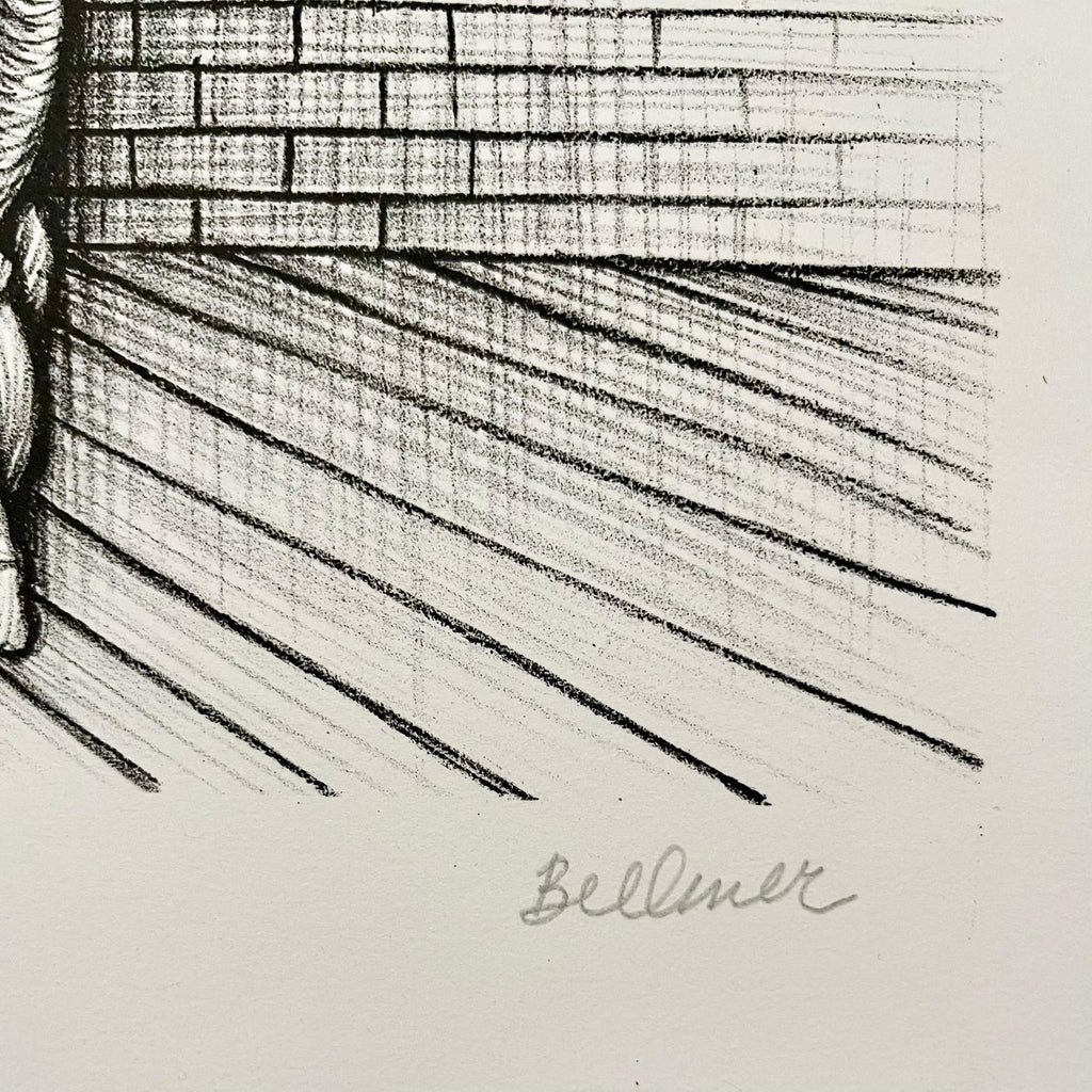 German Surrealism Abstract Surrealist Lithograph Hans Bellmer