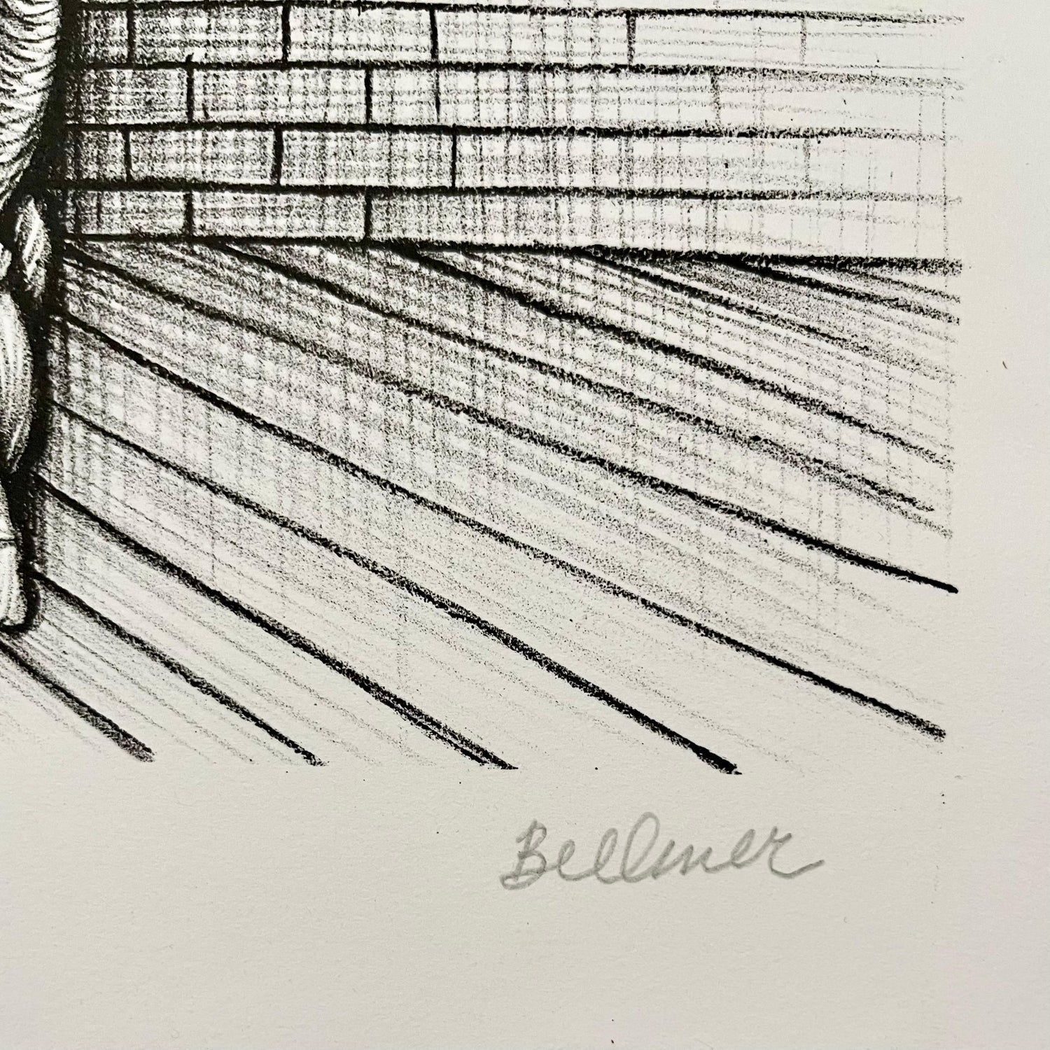 German Surrealism Abstract Surrealist Lithograph Hans Bellmer