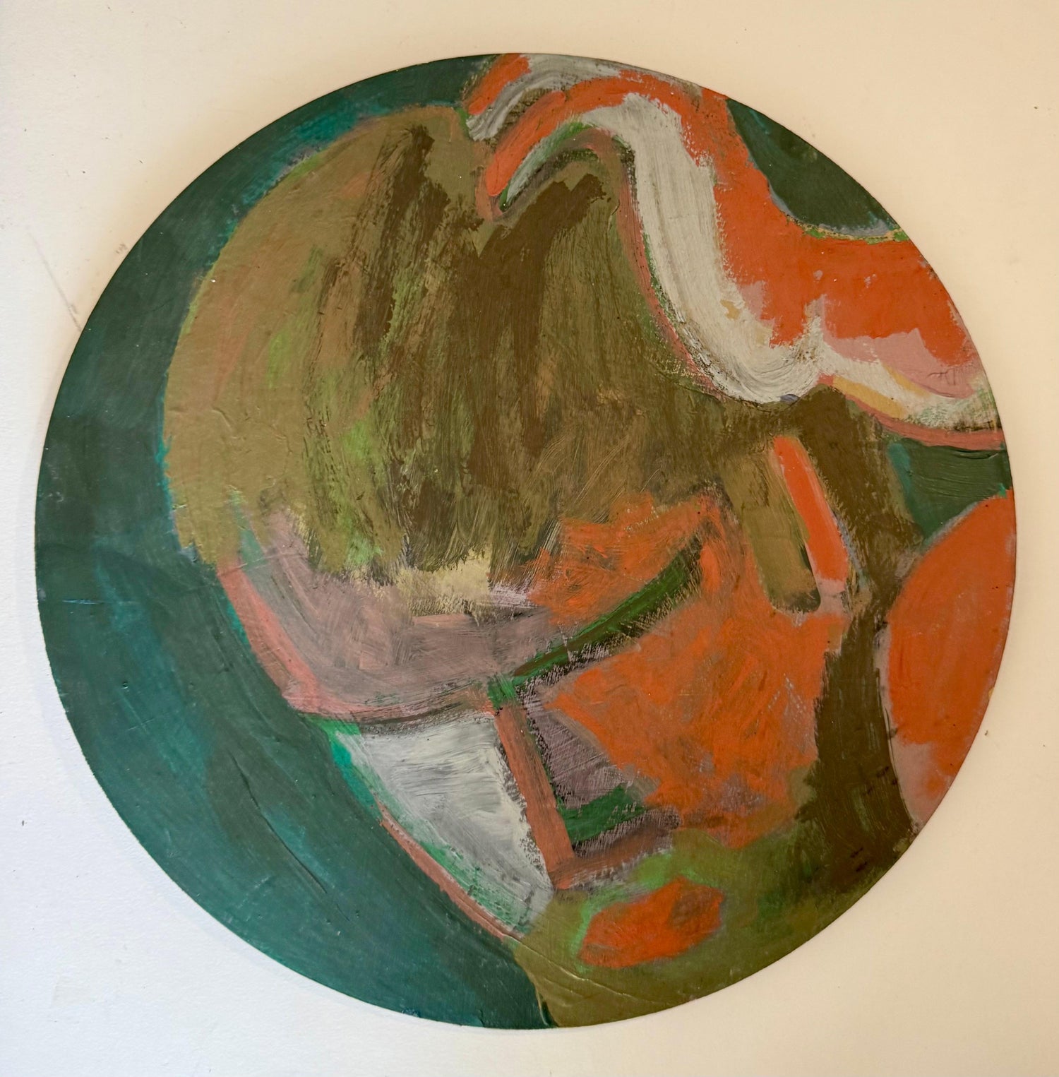 Mod Abstract Expressionist Modernist Edward Avedisian Color Field Oil Painting