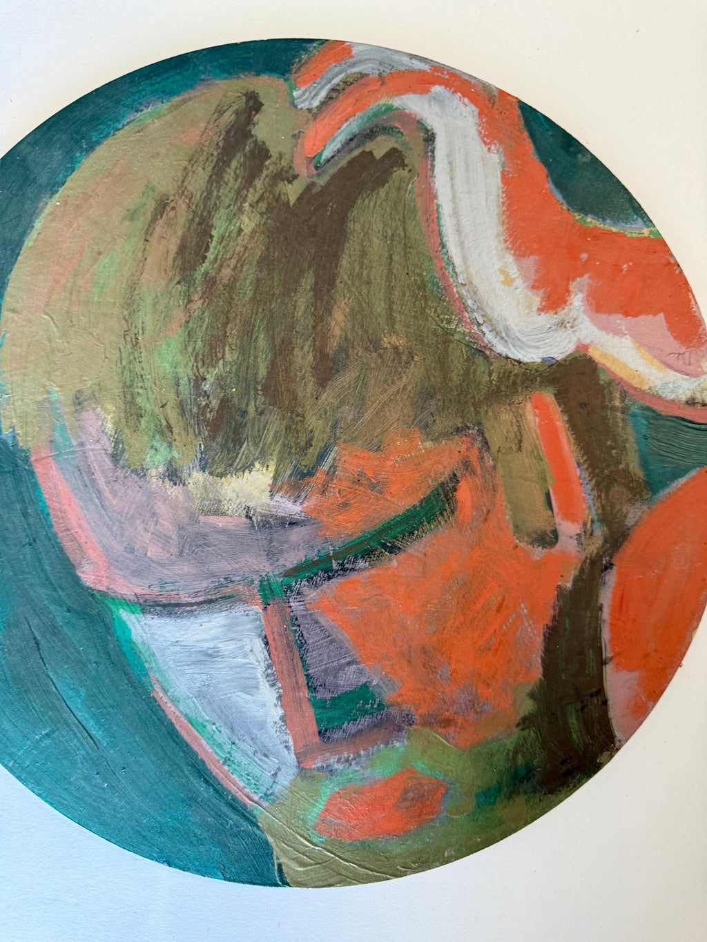 Mod Abstract Expressionist Modernist Edward Avedisian Color Field Oil Painting