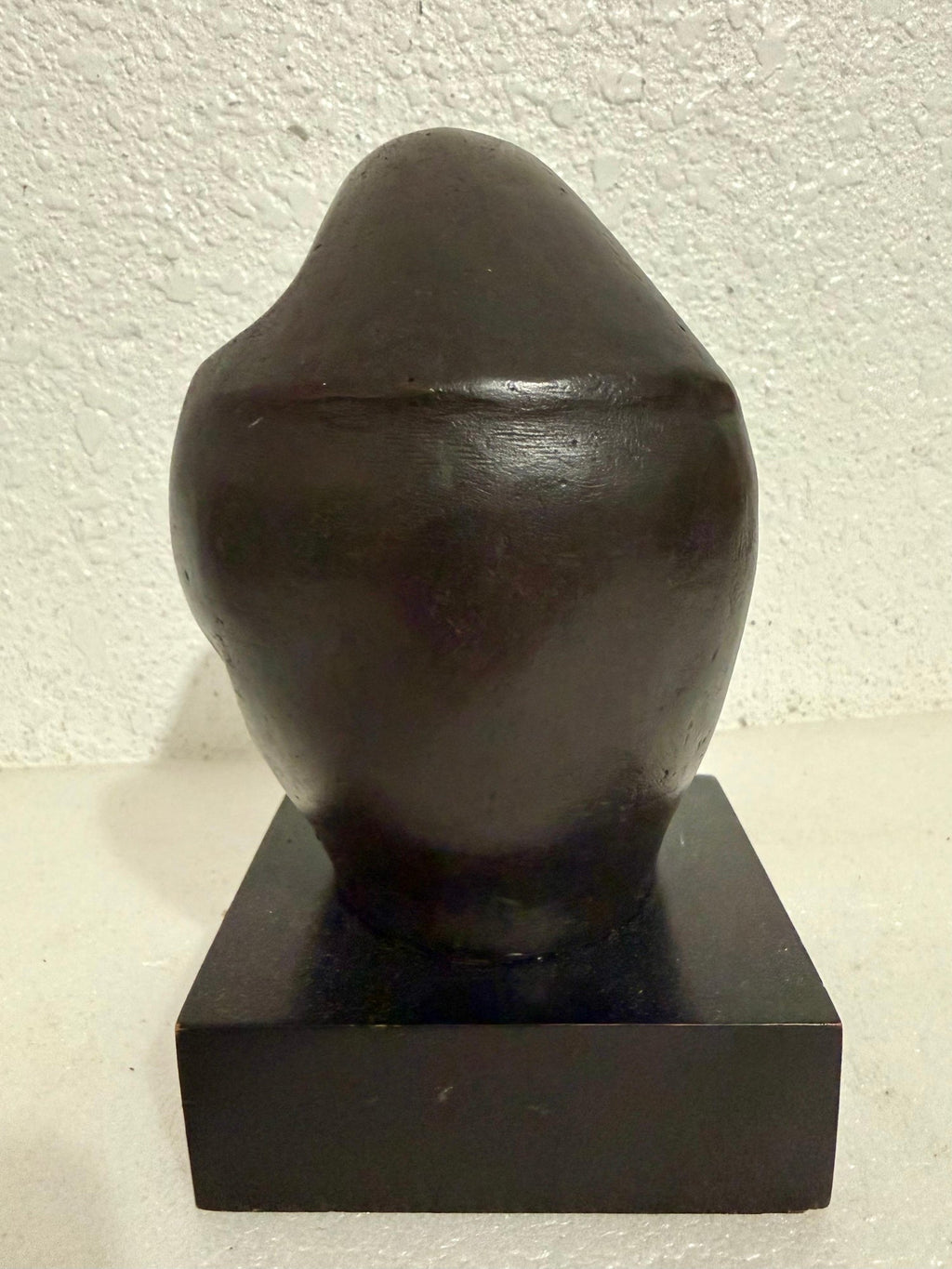 Modernist Israeli Bronze Sculpture Abstract Mother & Child Zvi Yehuda Aldouby