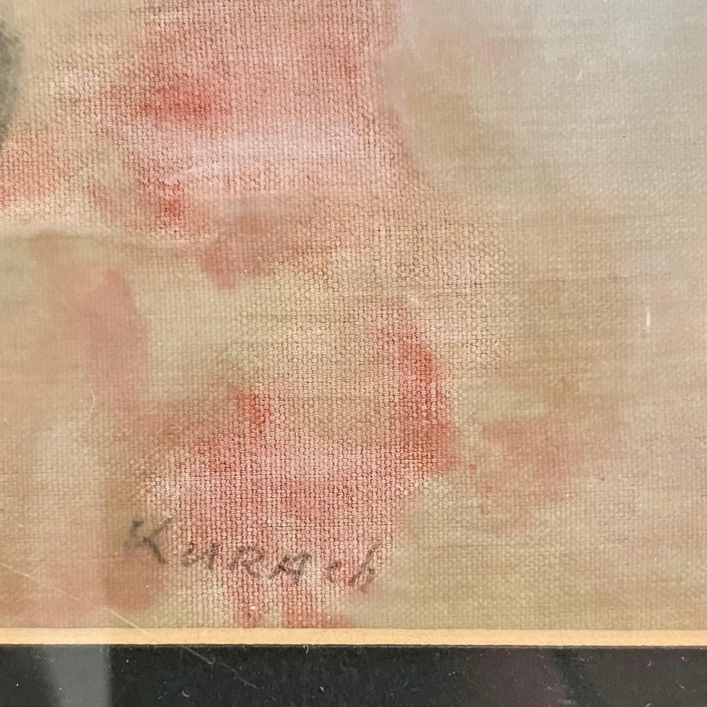 Ukrainian Expressionist Abstract Mixed Media Futurist Painting Ivan Kurach