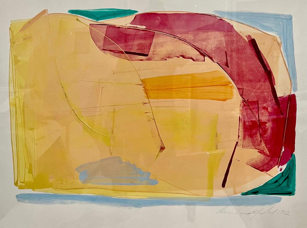 Lyrical Abstraction Acrylic Painting Ronnie Landfield Color Field Abstract