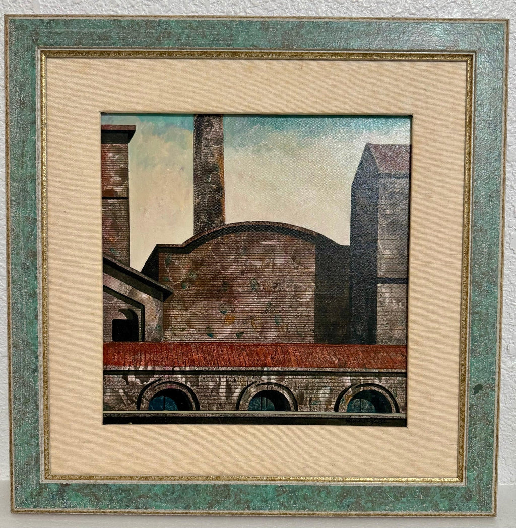 Oil Painting Italian Cityscape Rome Architecture Tonino Antonio Caputo
