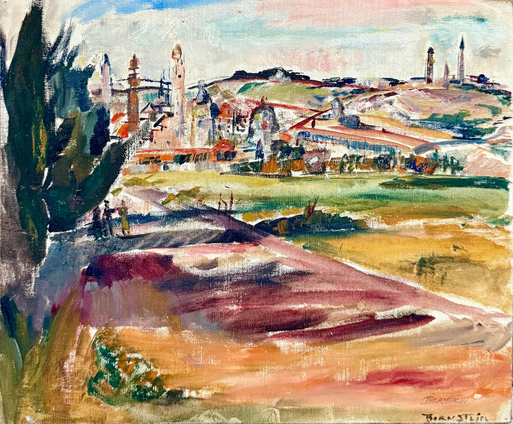 Oil Painting Israeli Landscape Theresa Bernstein Ashcan Realism