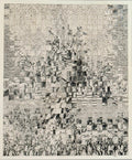 Original Guggenheim Museum Exhibited Jiri Kolar Collage Tower of Babel