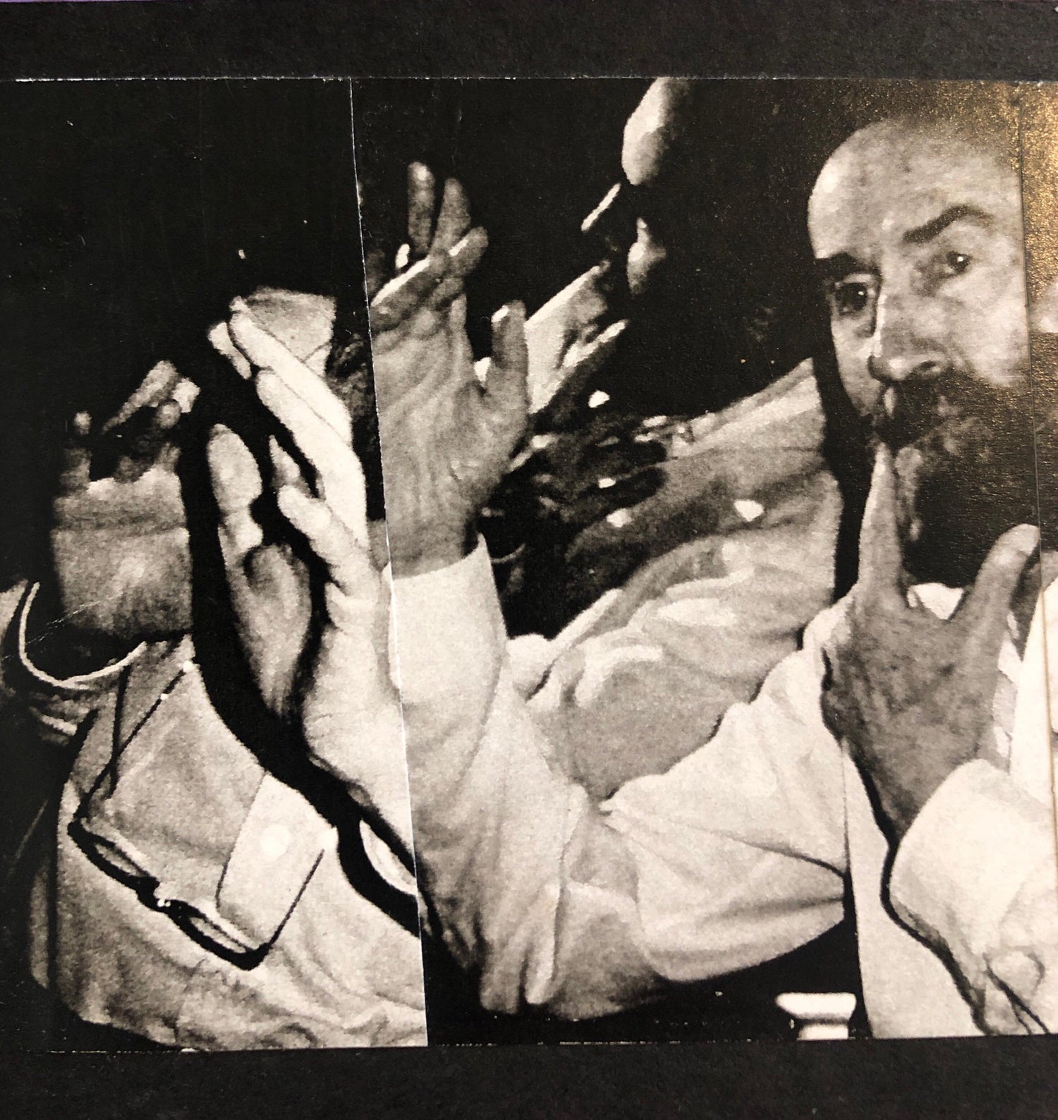 Vintage Abstract Expressionist Hyman Bloom Photo Collage Assemblage Photograph