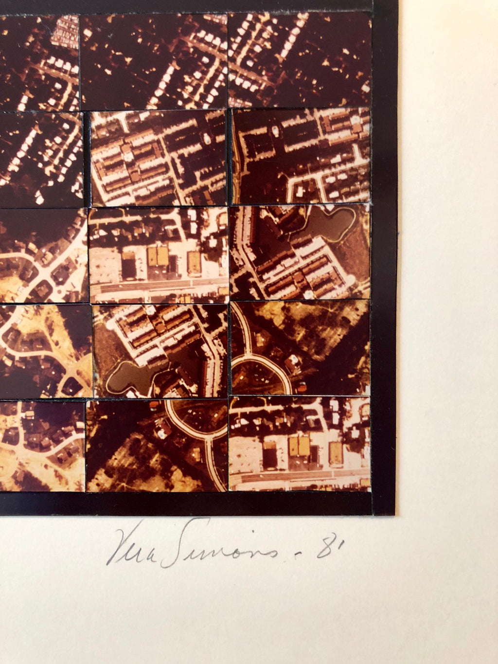St Louis MO Photo Mosaic Collage Aerial Photograph, Female Aviator Feminist Art
