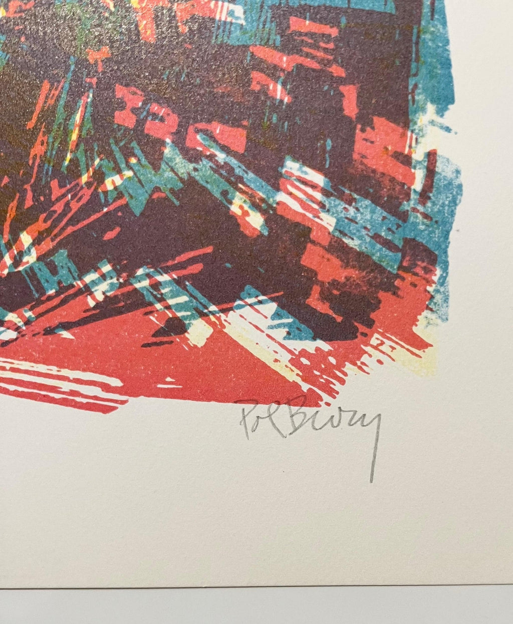 Limited Edition Architecture Kinetic Op Art Screen Print Lithograph Pol Bury