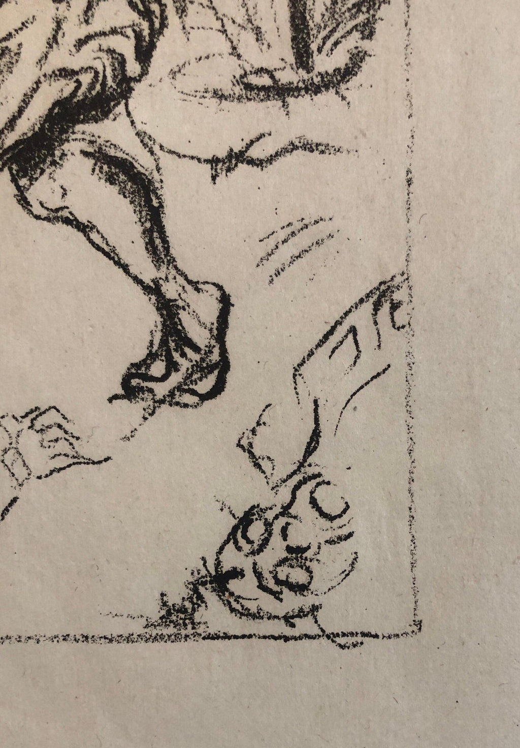 Jakob Steinhardt Jewish German Expressionist Lithograph Israeli Early Bezalel