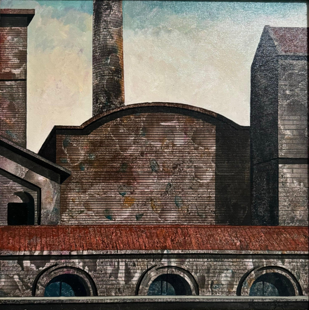 Oil Painting Italian Cityscape Rome Architecture Tonino Antonio Caputo