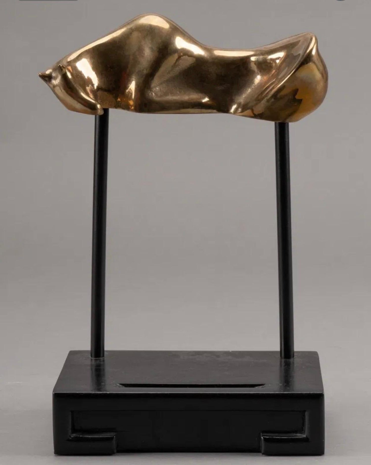 Bronze Modernist Biomorphic Sculpture Horse, Stand Colin Webster Watson Art Deco