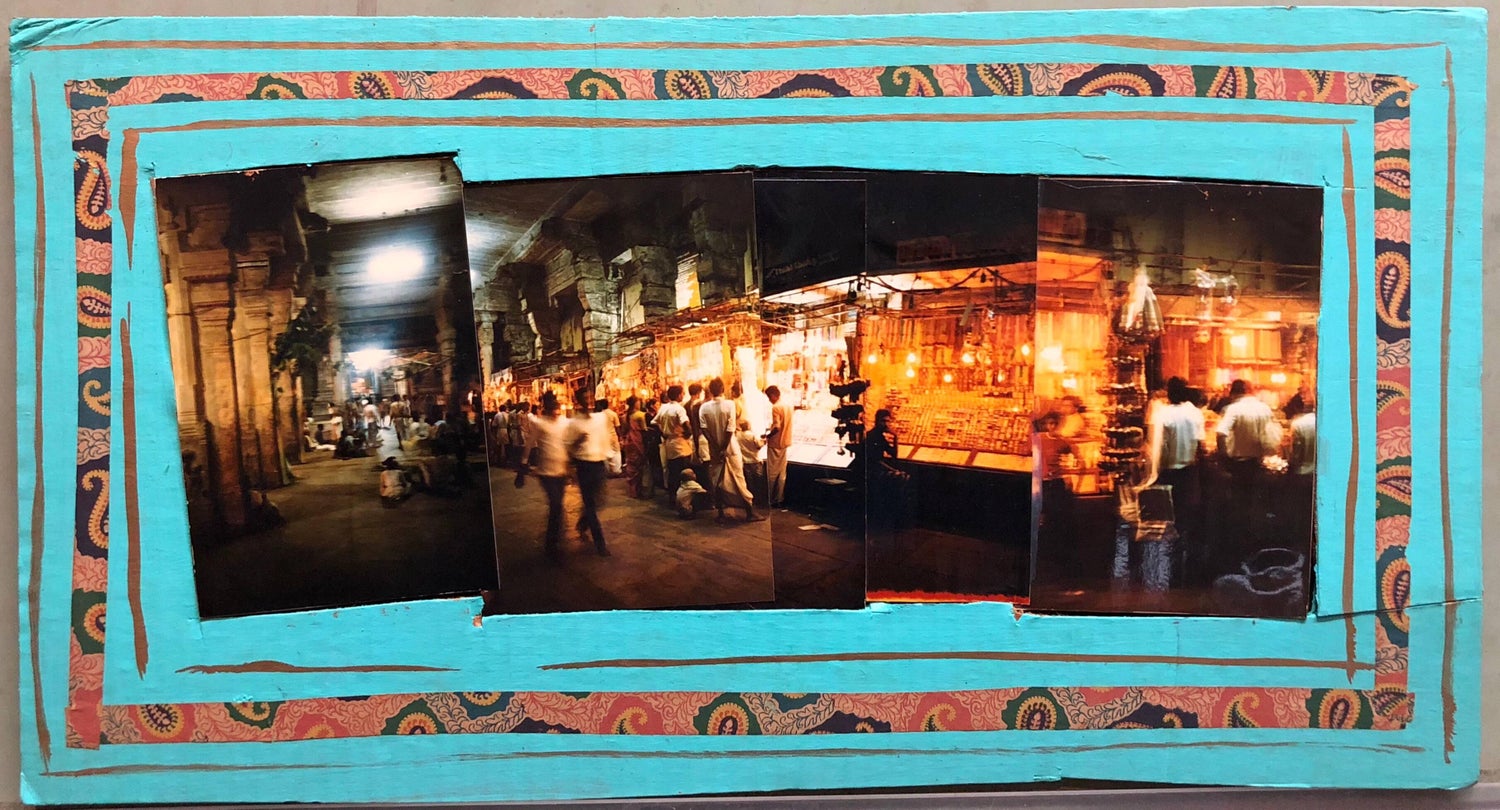 Sri Ranganathanswamy Temple, Trichi, 1992, Photo Prints on Cardboard, Collage
