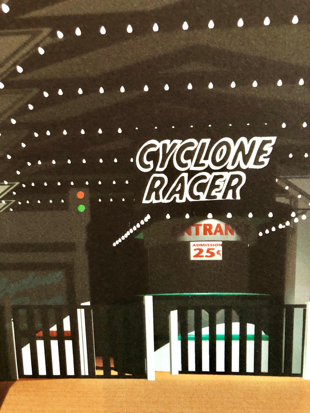 Location Proposal Iris Print Ed. 12 Hand Signed Cyclone Racer (Coney Island, NY)