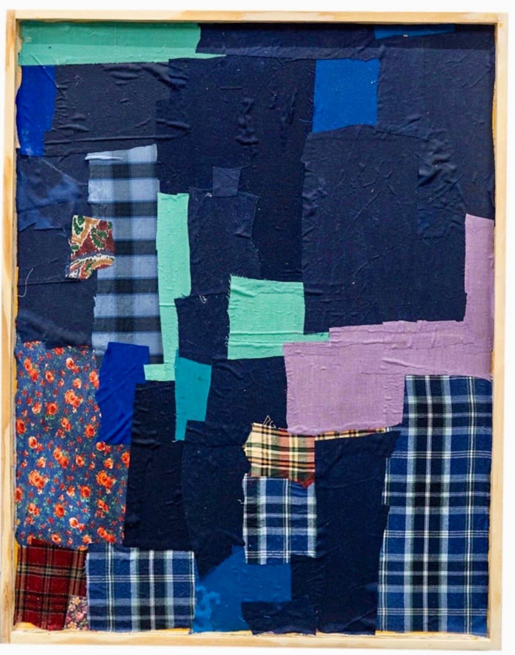 Large Mixed Media Collage Painting Great Jewish Feminist Artist Miriam Schapiro