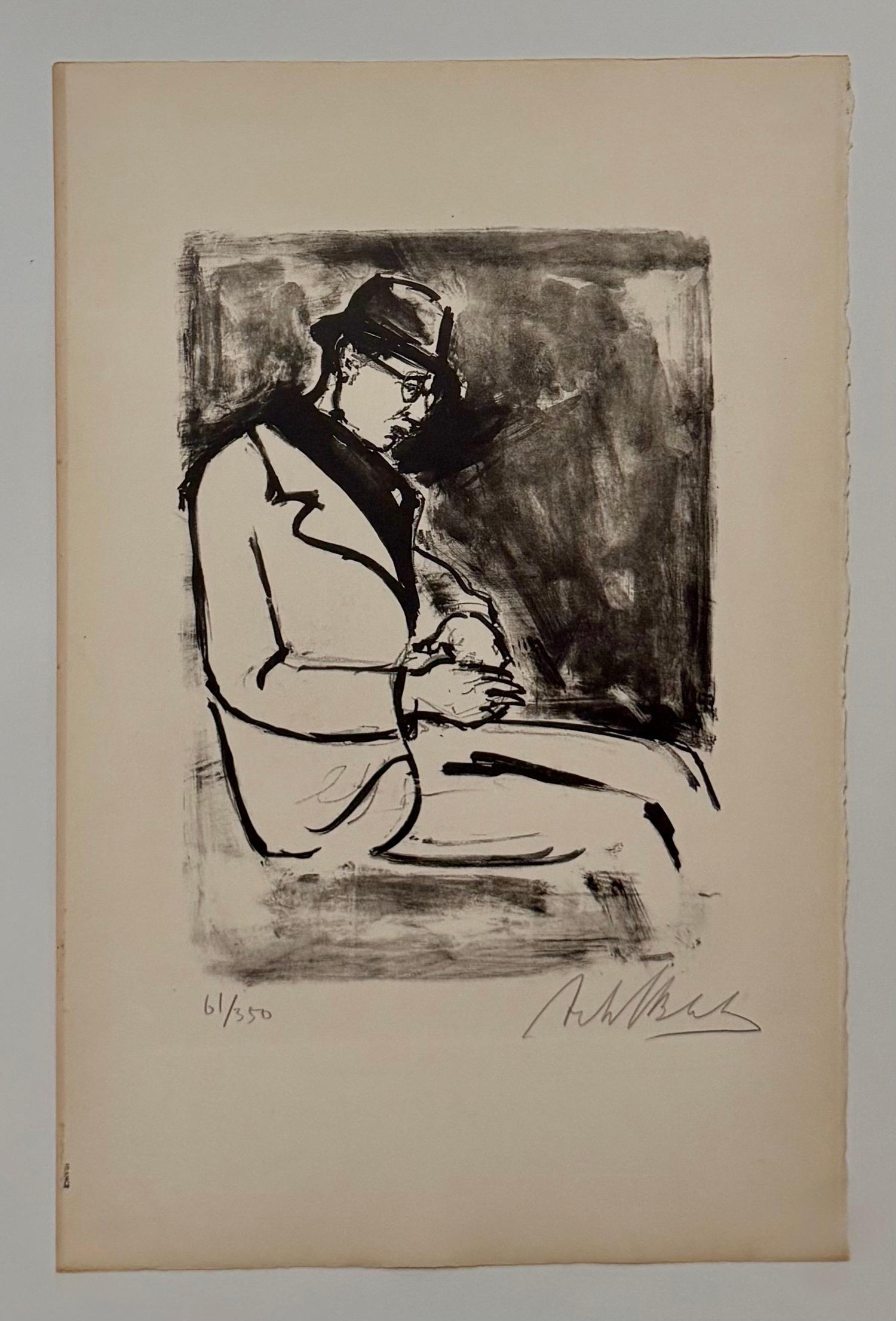 Lithuanian French Artist Arbit Blatas Lithograph Pierre Bonnard School of Paris