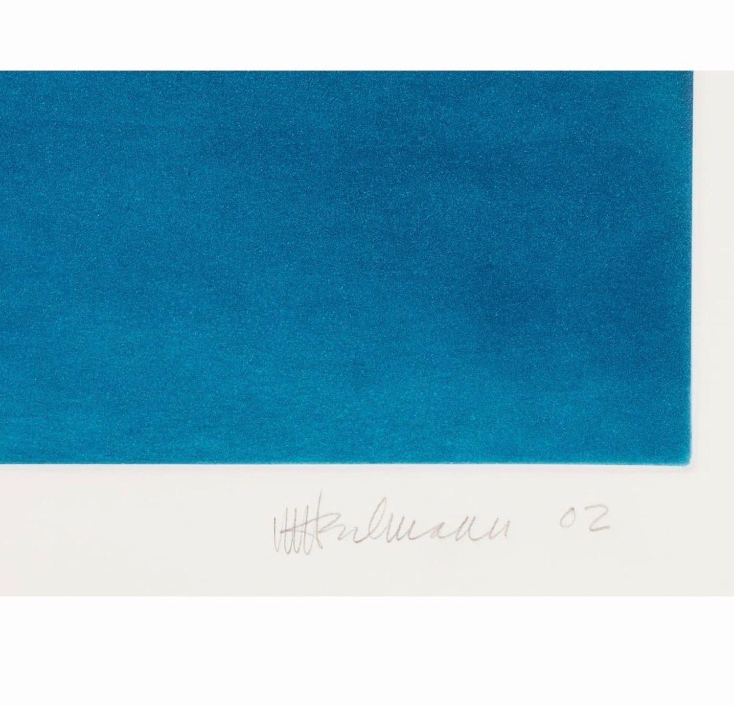 Large Abstract Color Aquatint Etching Jazz Mary Heilmann American Modernist Art
