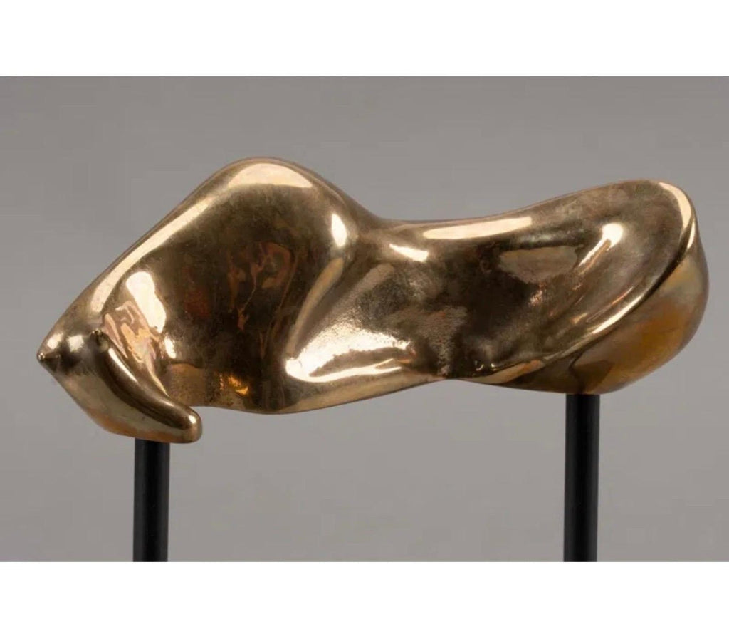 Bronze Modernist Biomorphic Sculpture Horse, Stand Colin Webster Watson Art Deco