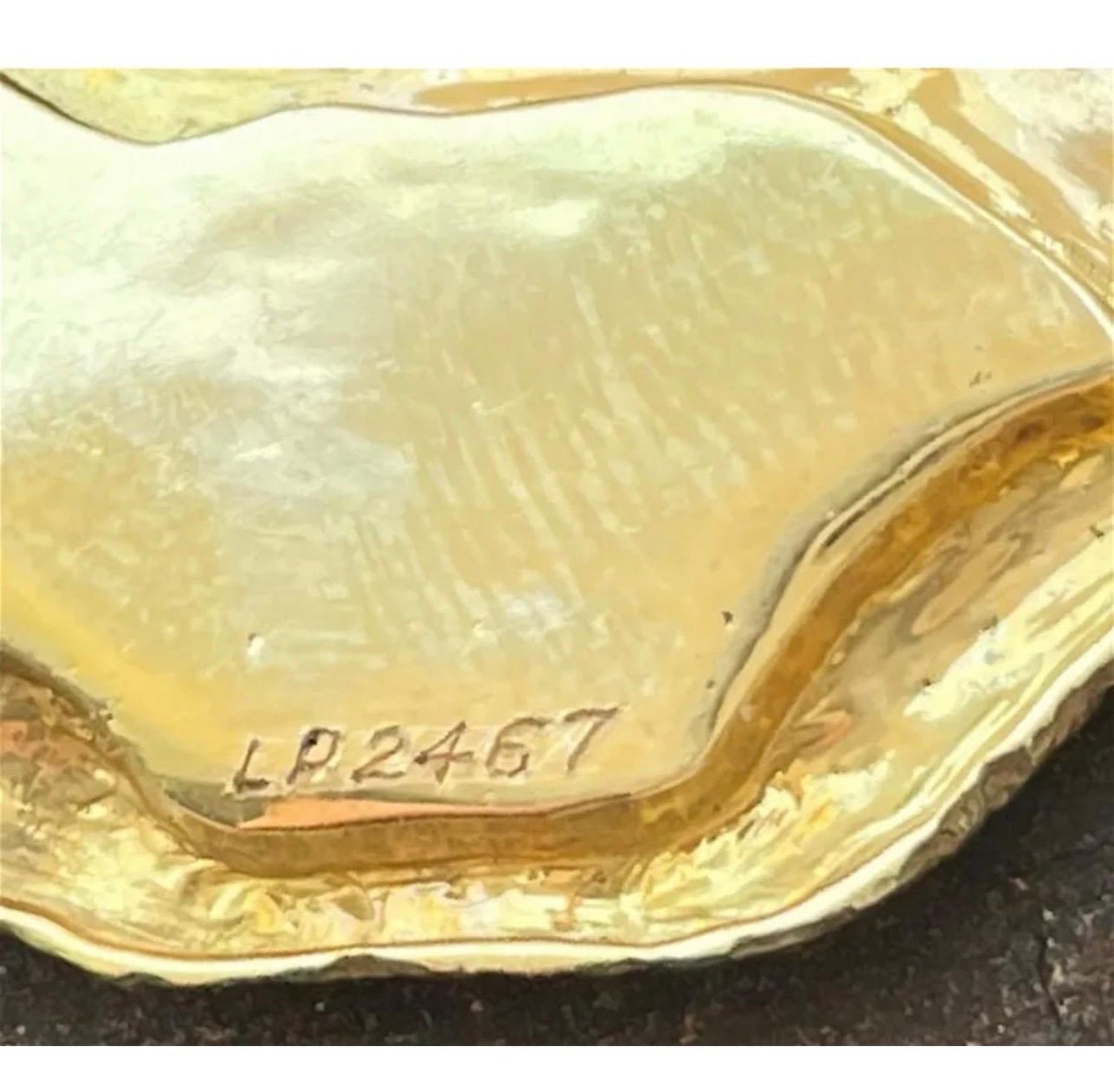 Rare 18 Karat Gold Enamel Georges Braque Sculpture Brooch