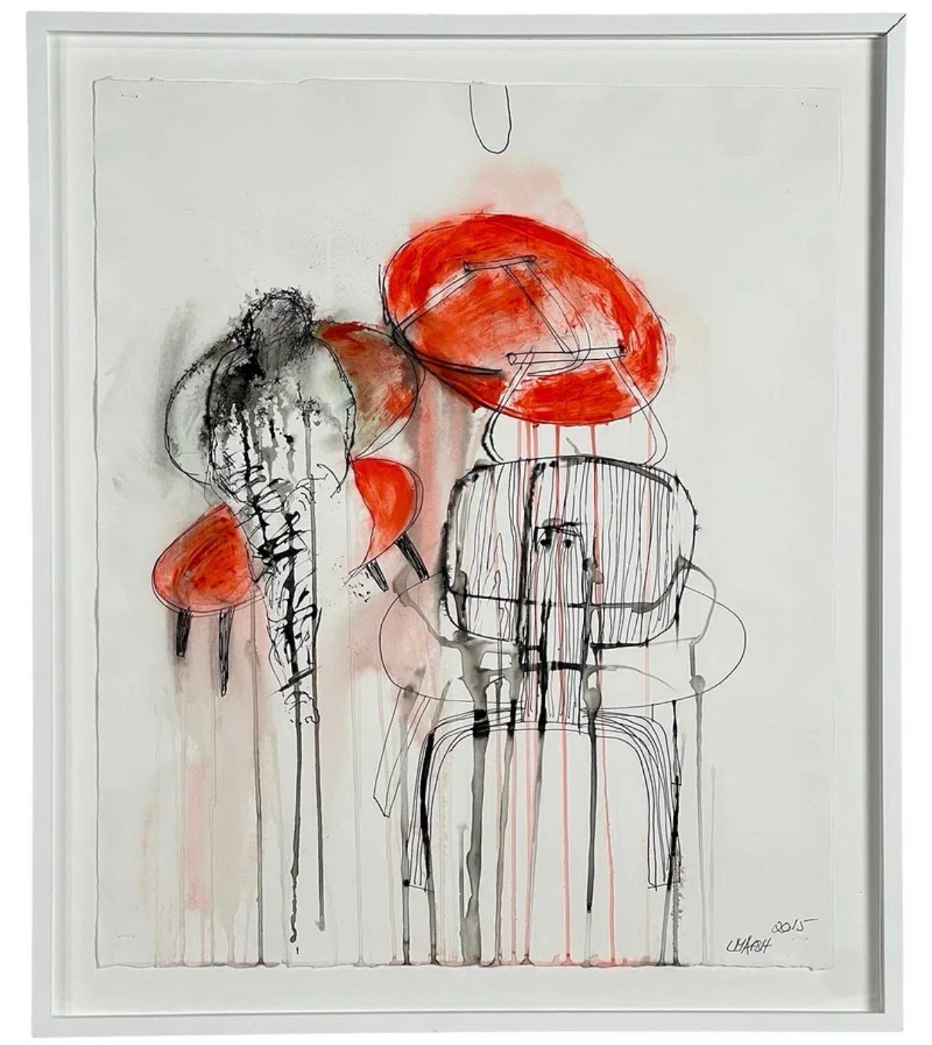 Abstract Expressionist Contemporary Modernist South African Painting Lorna Marsh