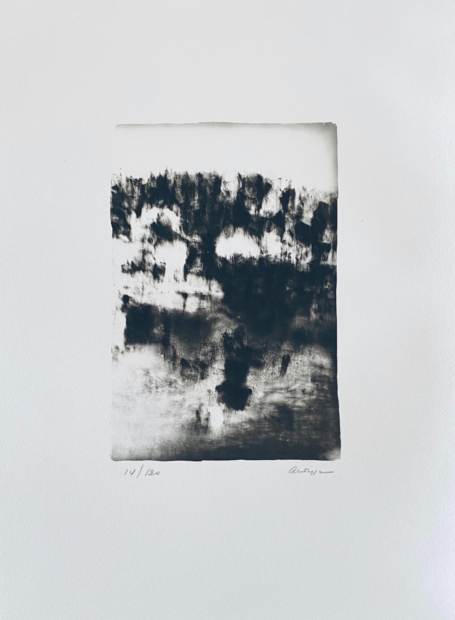 Large Michal Rovner Photograph, Photo Print on Paper Israeli Master