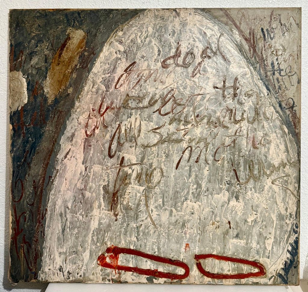 Untitled Composition Abstract Expressionist Oil Painting Jay Milder