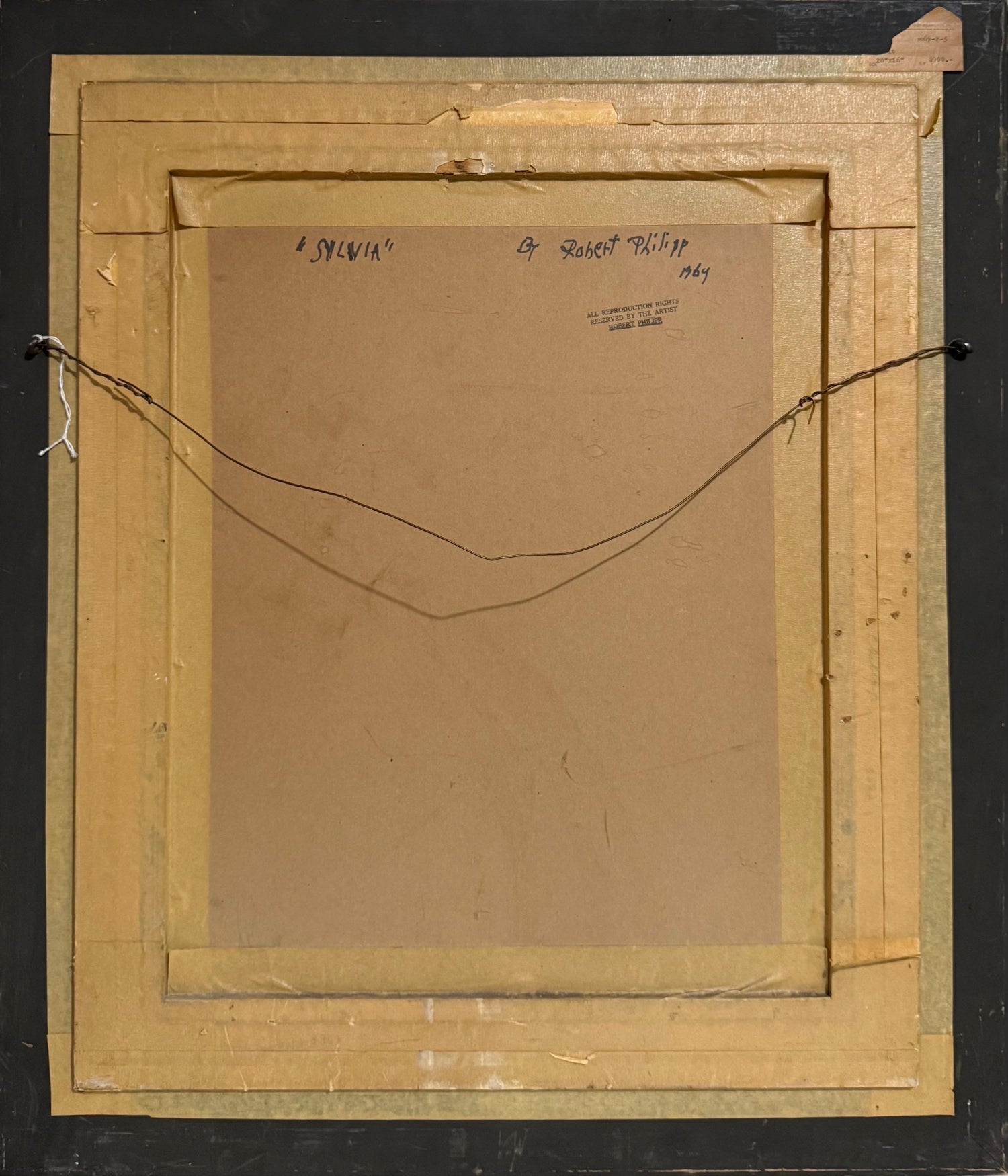 Post Impressionist Young Woman Pastel Painting Robert Philipp American Modernist