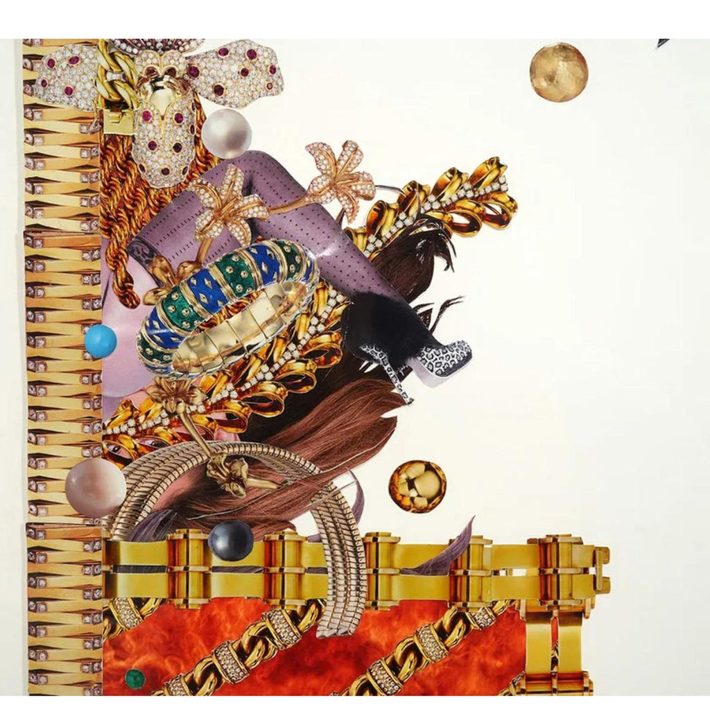 Original Collage Rashaad Newsome Power & Periphery Nigeria Marlborough Gallery