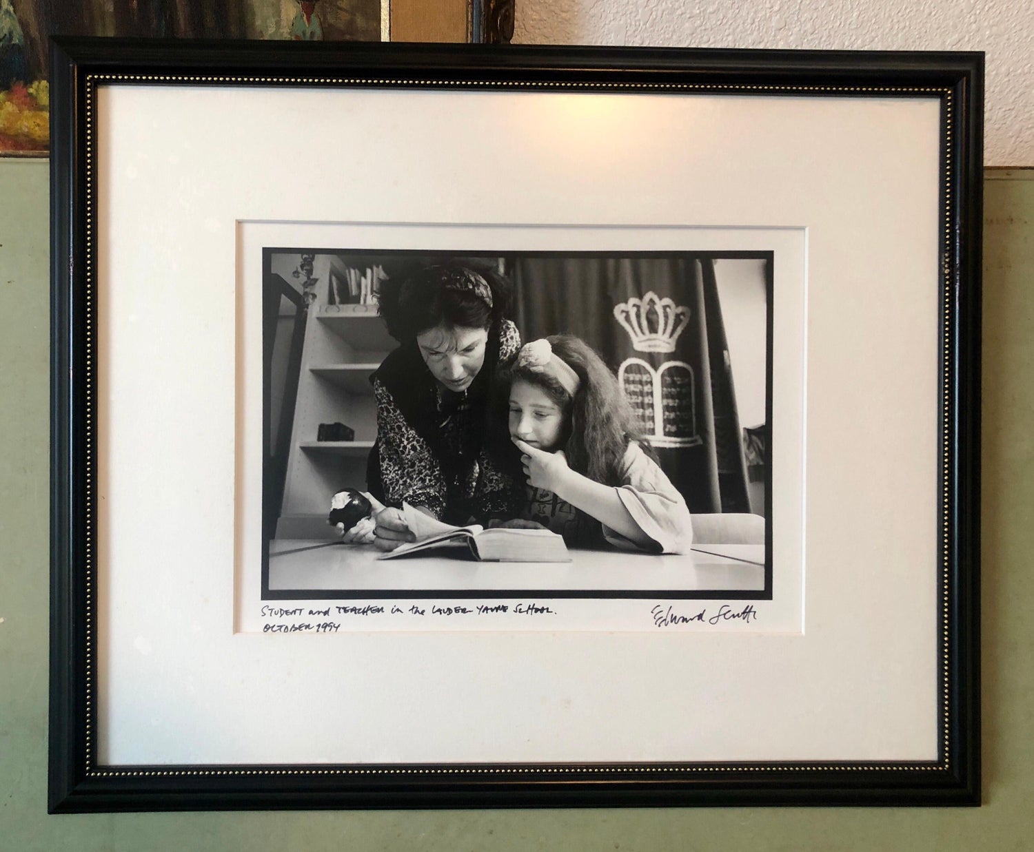 Photo Student, Teacher Lander School Budapest Vintage Silver Gelatin Photograph