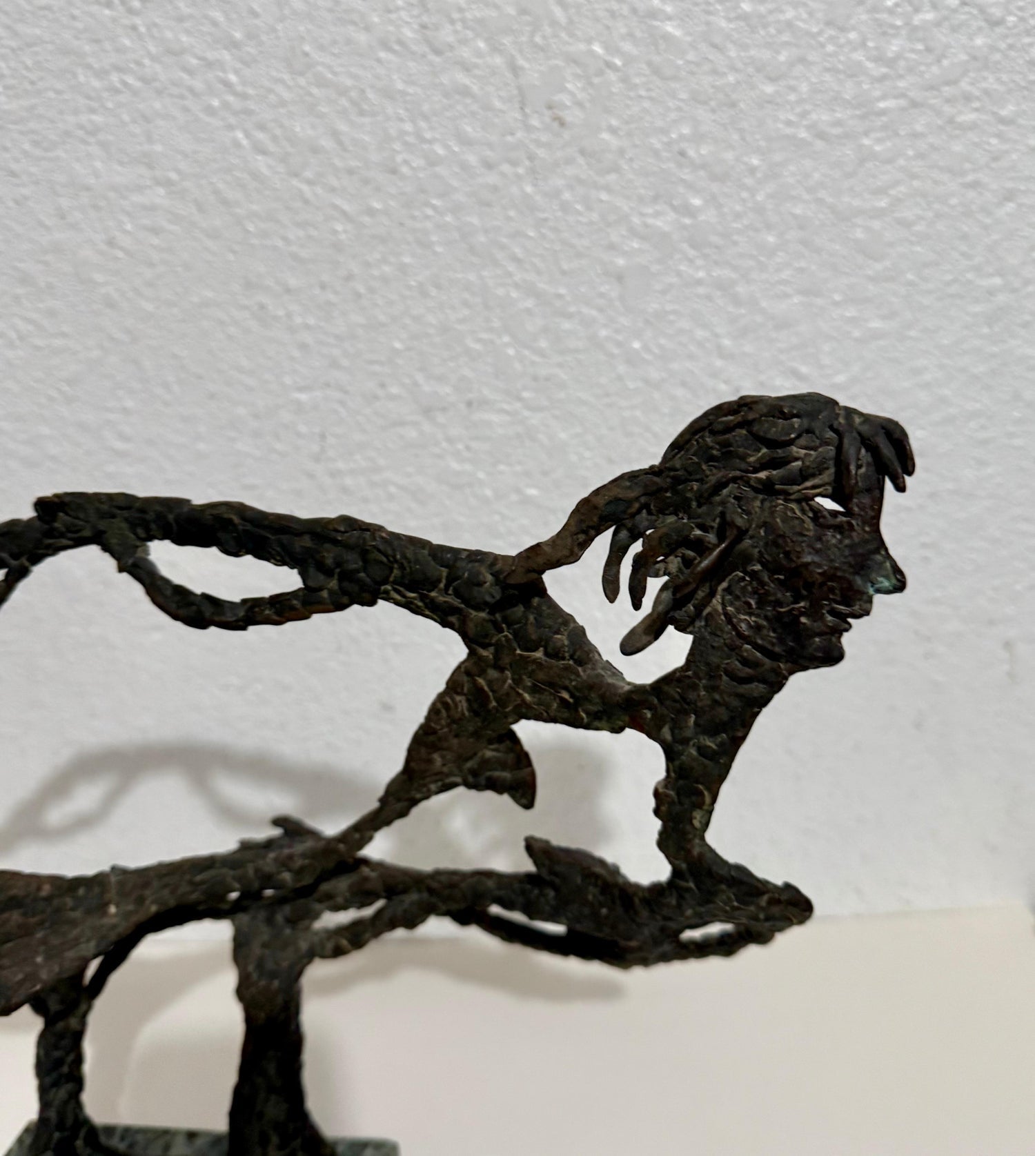 Bronze Sculpture Abstract Figurative Woman Modernist Robert Laurent WPA Artist