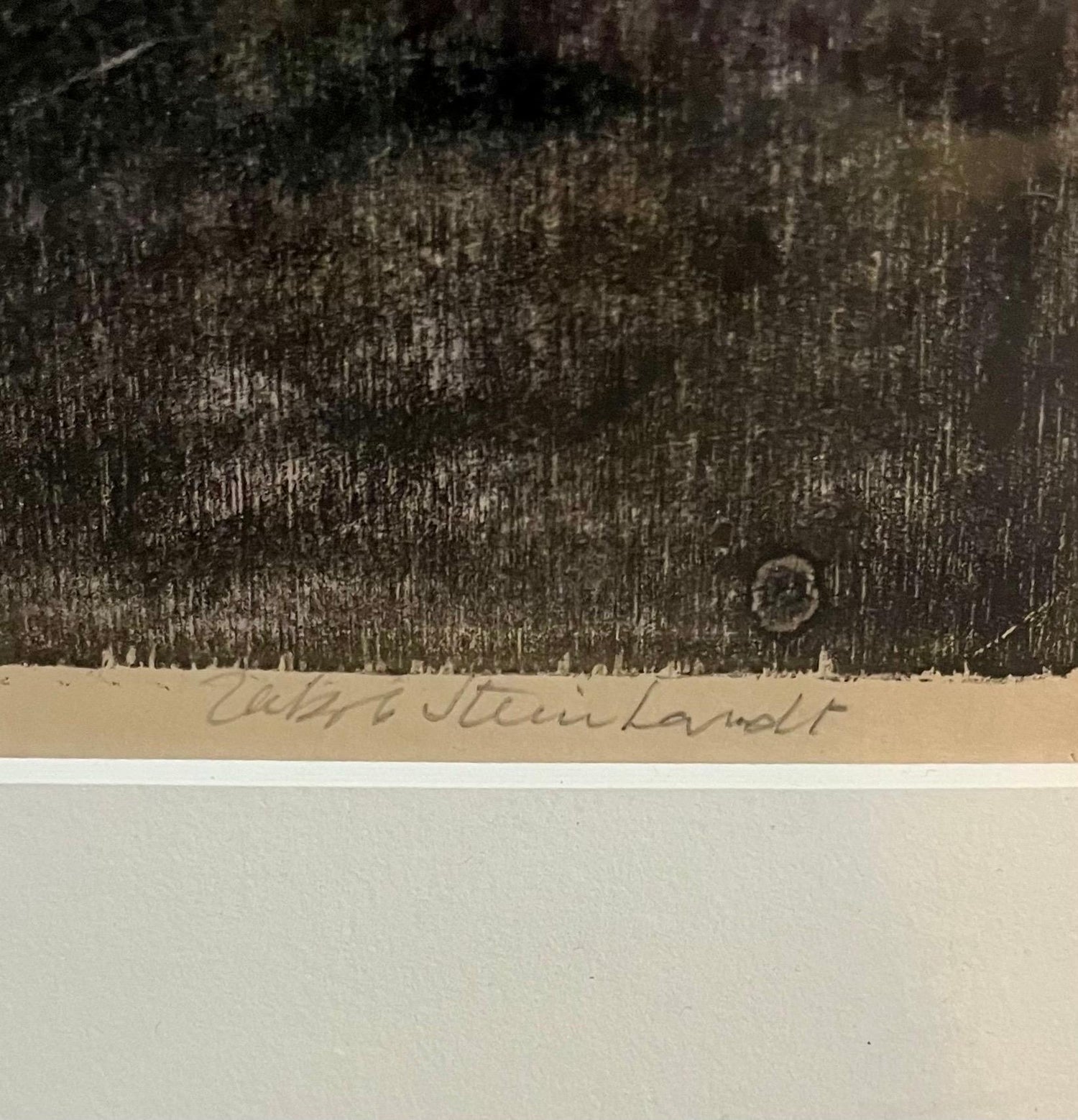 Jewish Rabbi Looking Heavenward German Expressionist Woodcut Israeli "Psalm"
