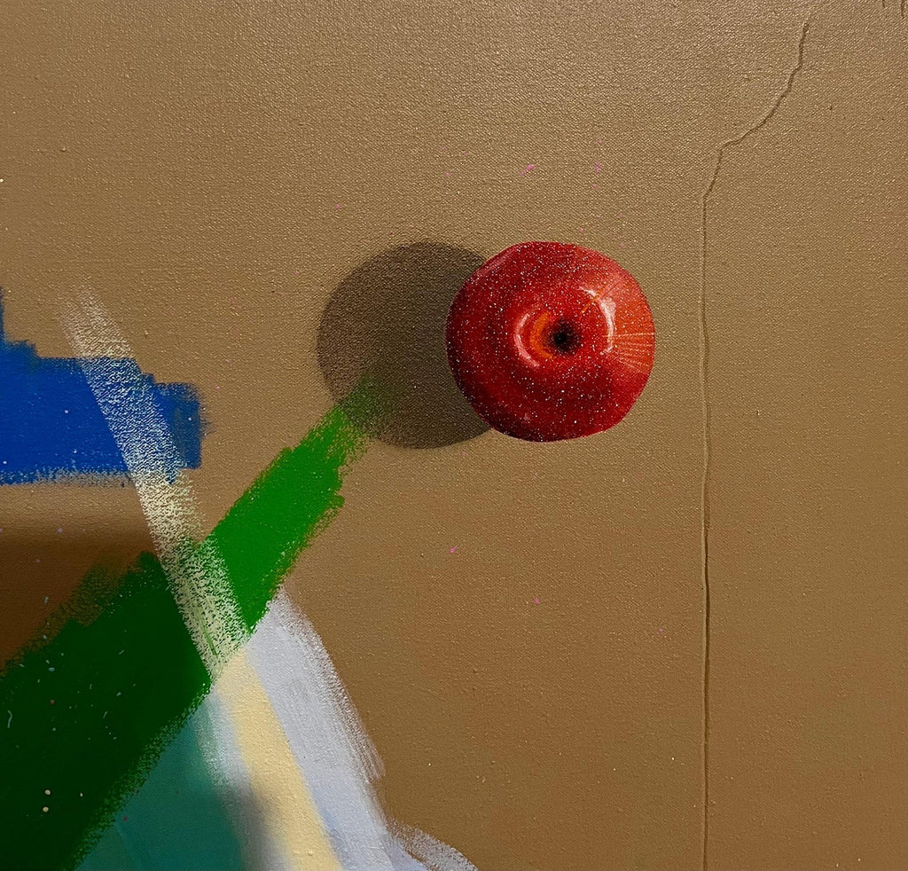 Large Trompe L'oeil Hyperrealism Painting Abstract Surrealist Photo Realist Art
