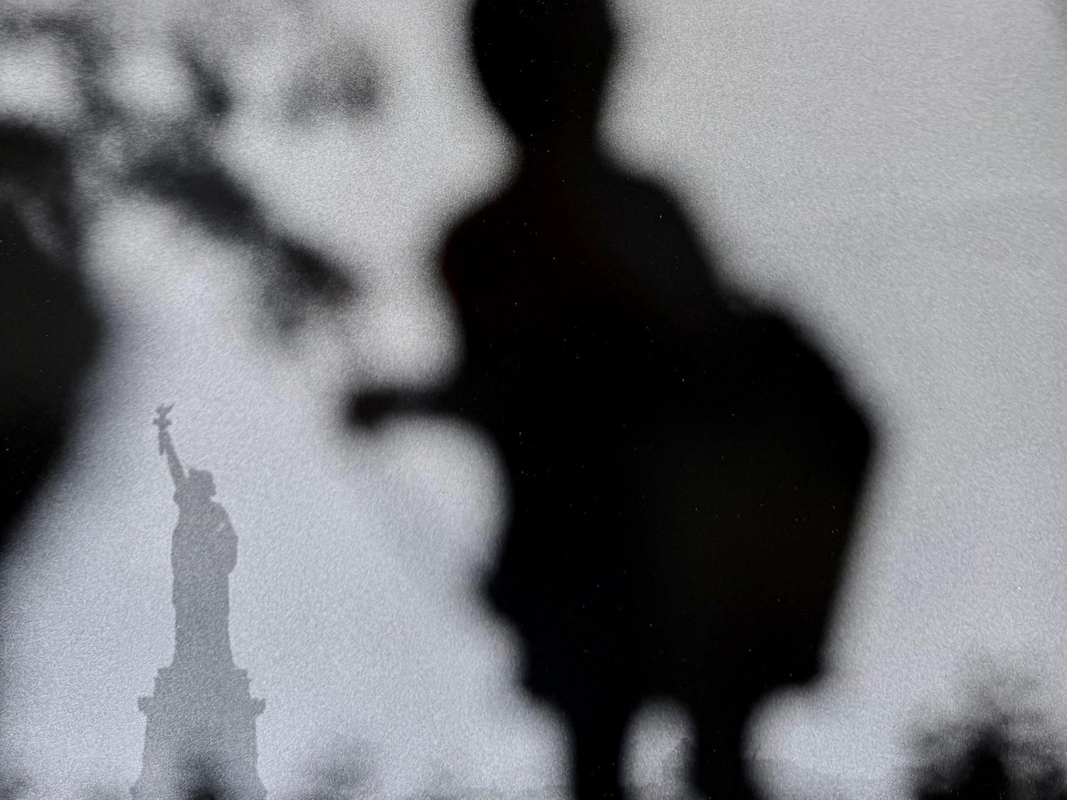 Cuban American Julio Mitchel Statue of Liberty Photograph Silver Gelatin Photo