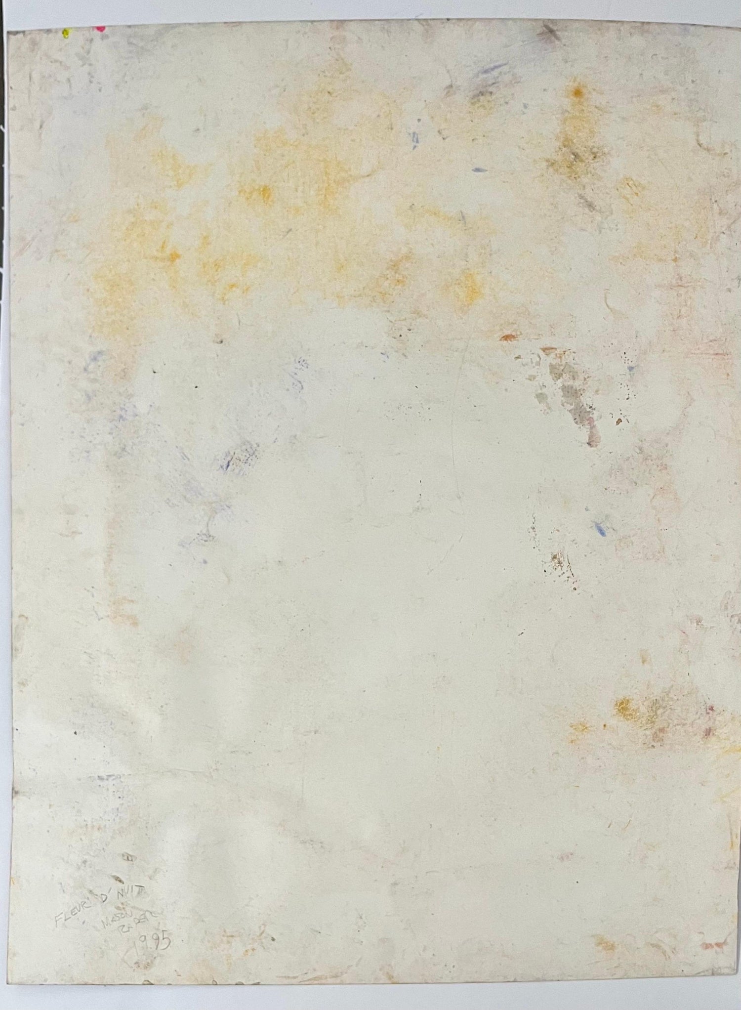 Abstract Surrealist Spray Paint Painting Mixed Media Fleur D’Nuit Mason Rader