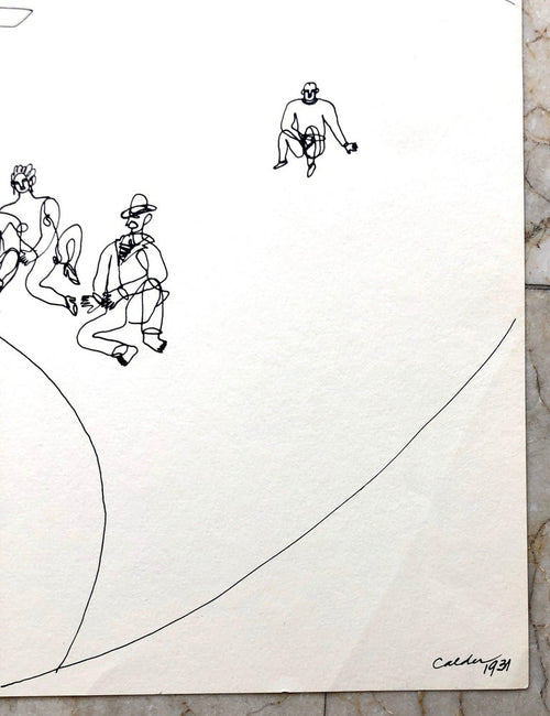 Alexander Calder Circus Reproduction Lithograph After a Drawing