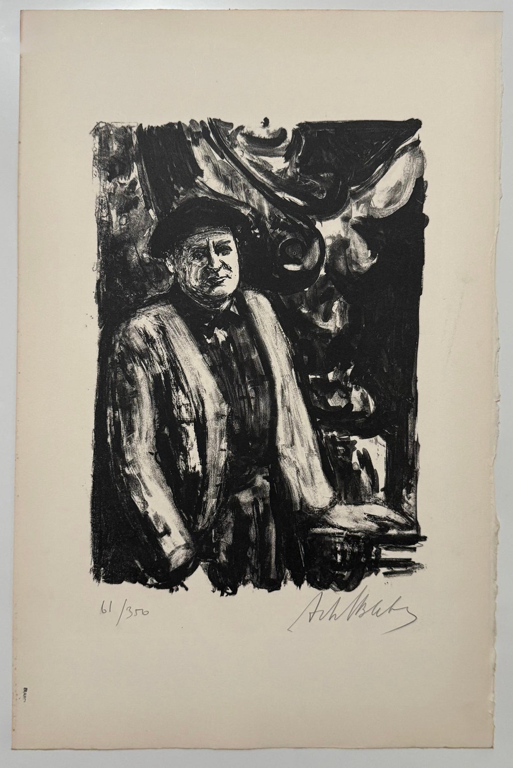 Lithuanian French Artist Arbit Blatas Lithograph Jacques Lipchitz Ecole D'Paris