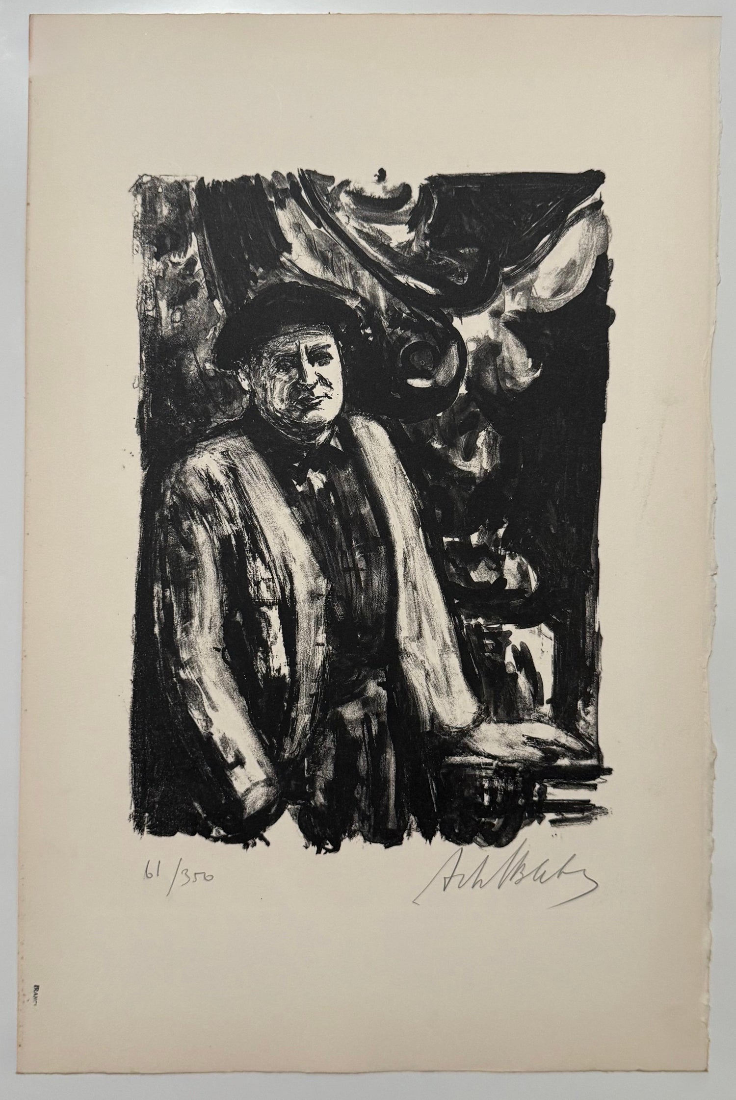 Lithuanian French Artist Arbit Blatas Lithograph Jacques Lipchitz Ecole D'Paris