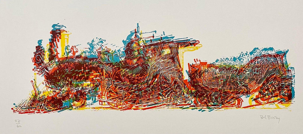 Limited Edition Architecture Kinetic Art Op Art Screenprint Lithograph Pol Bury