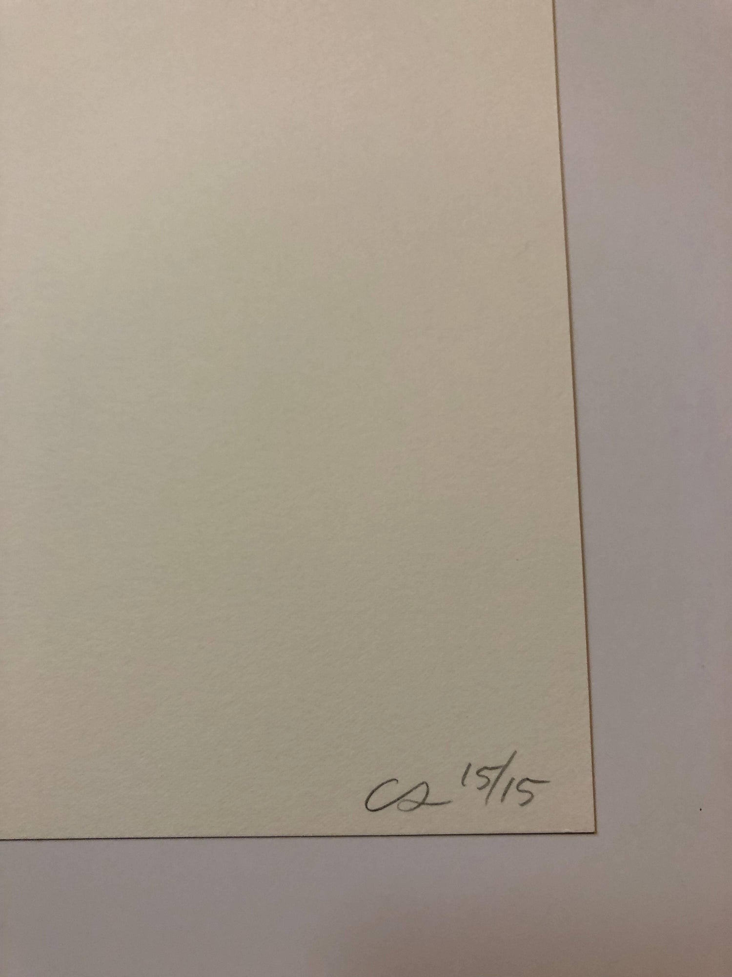 Digital Iris Print "Classic Anomalies" Pencil Signed with Initials edition of 15