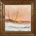 Abstract Impressionist Sunset in December Oil Painting Reginald Pollack