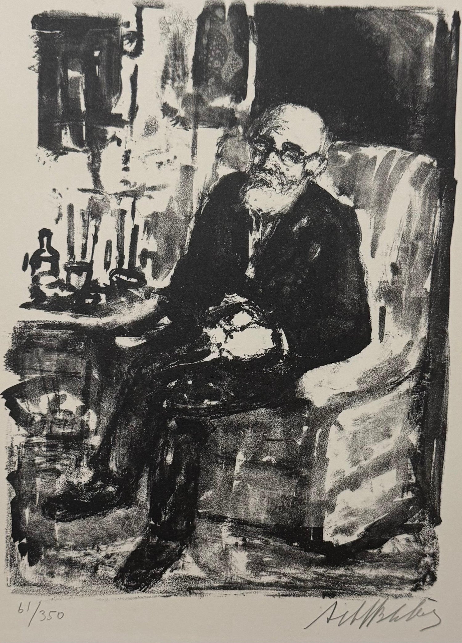 Lithuanian French Artist Arbit Blatas Lithograph Pierre Bonnard School of Paris