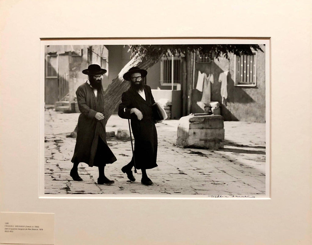 Dans le Quartier Hongrois de Mea Shearim, Jerusalem Vintage Silver Gelatin Print
