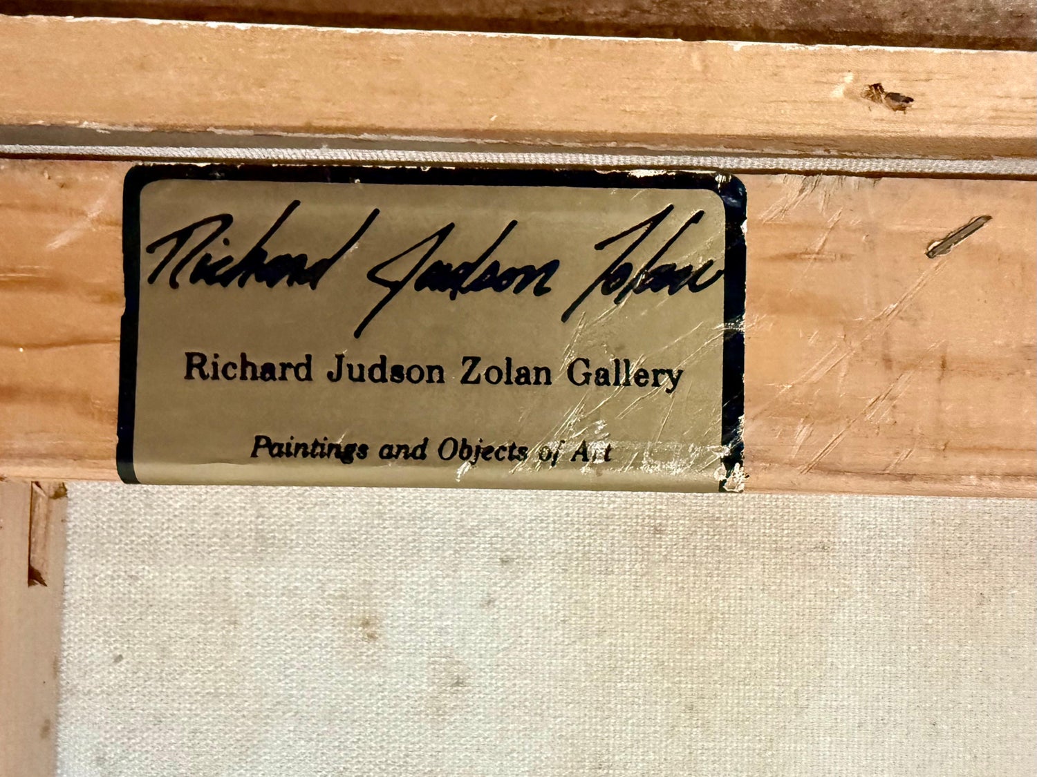 Richard Zolan Impressionist Oil Painting Judaica Sephardic Rabbi Playing Chess