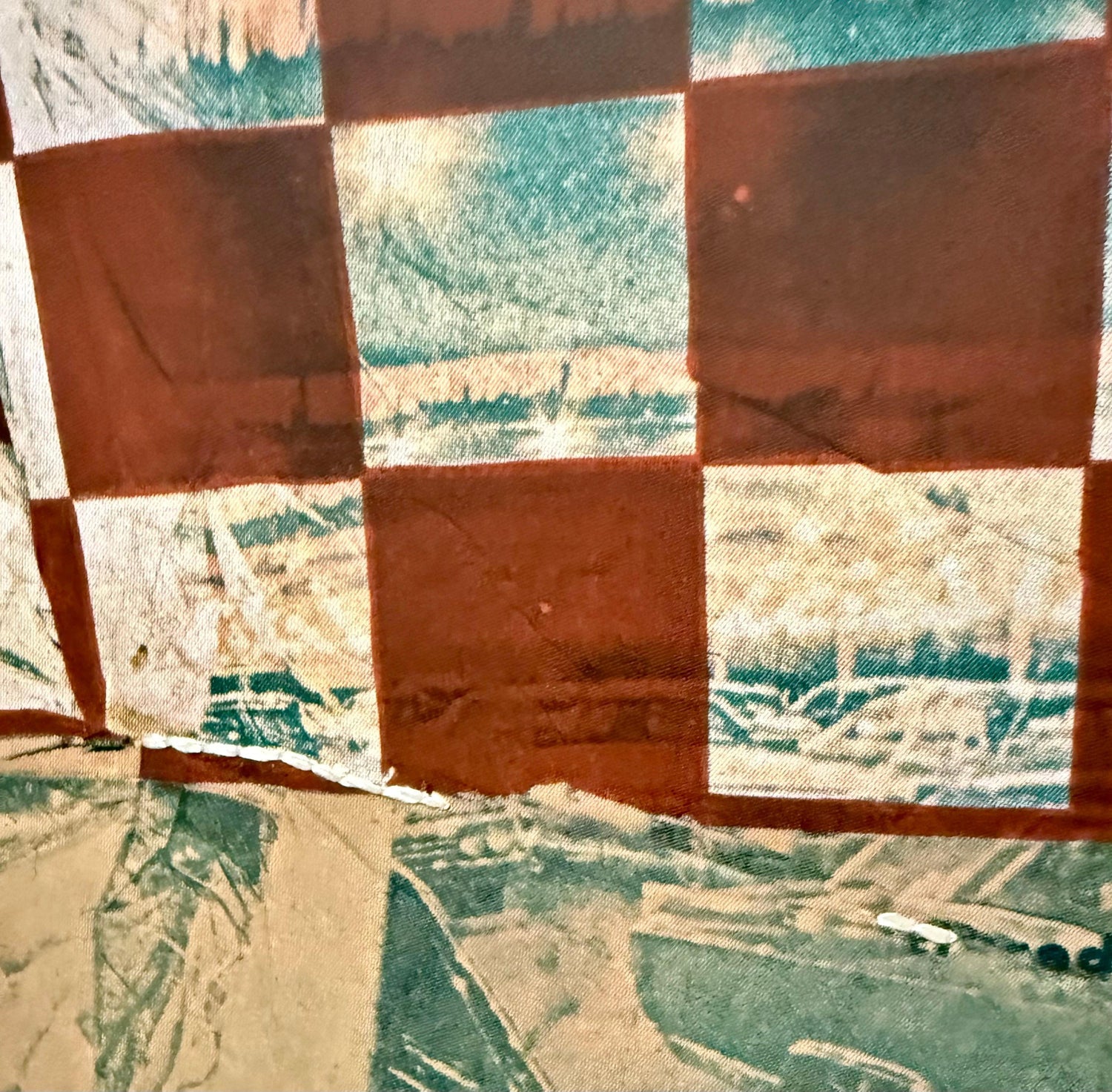 Large Pop Art Screenprint Collage Photo Lithograph Goat Chow Robert Rauschenberg