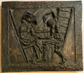 Large Bronze Bas Relief Danse Macabre Expressionist Sculpture Totentantz