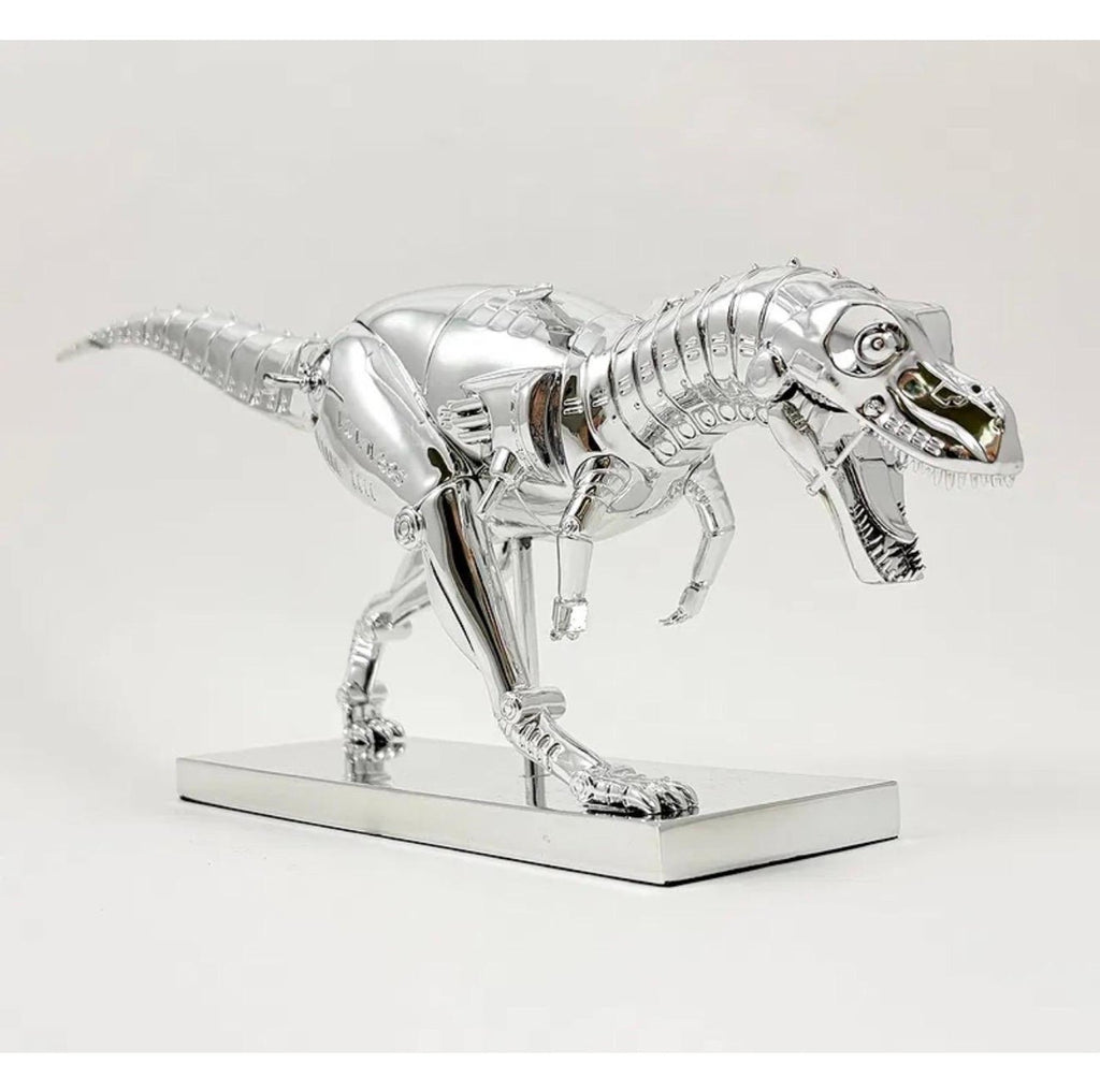 Hajime Sorayama Tyrannosaurus T-rex Cyborg Dinosaur Sculpture in Box Nanzuka