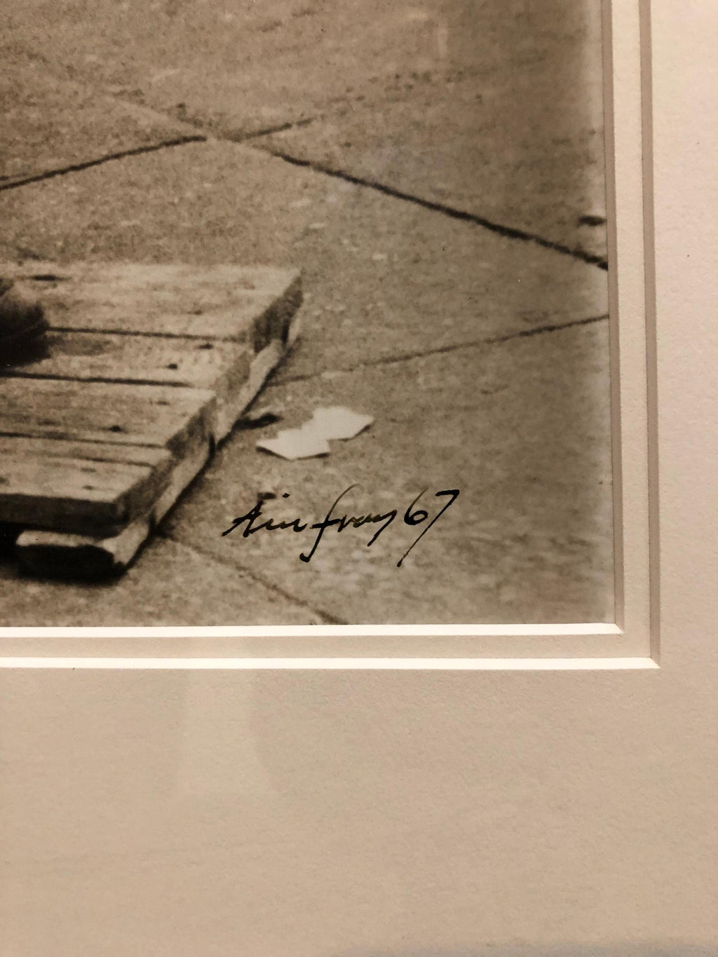 Vintage Silver Gelatin Signed Print Old Jew in Jerusalem Pious Craftsman