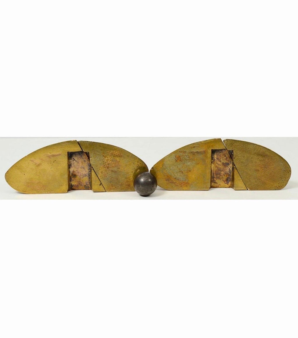 Spanish Catalan Xavier Corbero Bronze Steel Architectural Abstract Sculpture