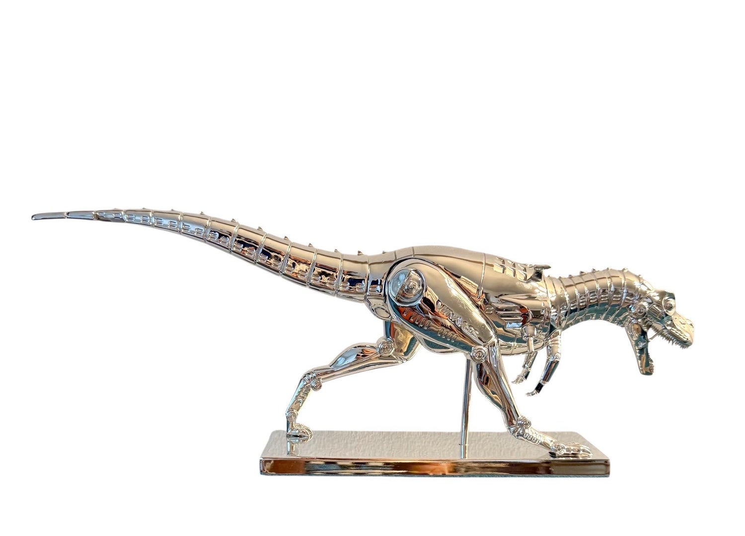 Hajime Sorayama Tyrannosaurus T-rex Cyborg Dinosaur Sculpture in Box Nanzuka