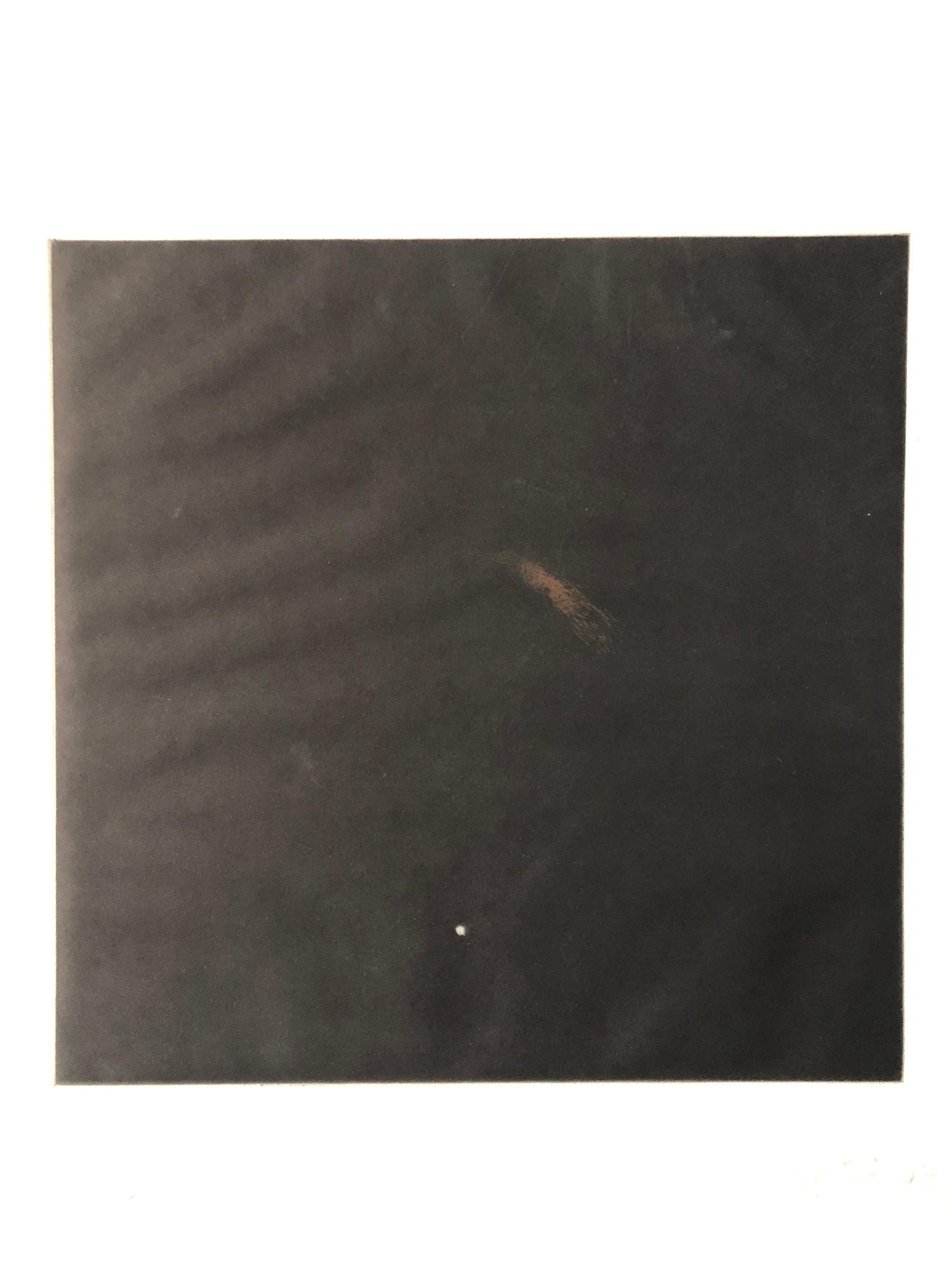 Comet, Outer Space Dark Series Aquatint Etching Color Abstract Expressionist
